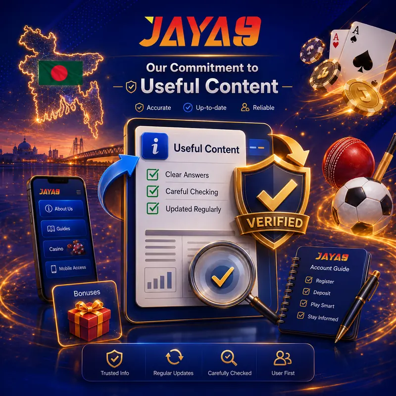Jaya9 useful content commitment with verified and updated information