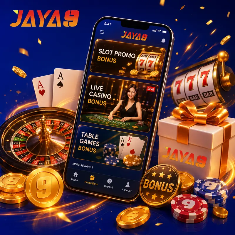 Jaya9 casino promotions for slots live casino and table games