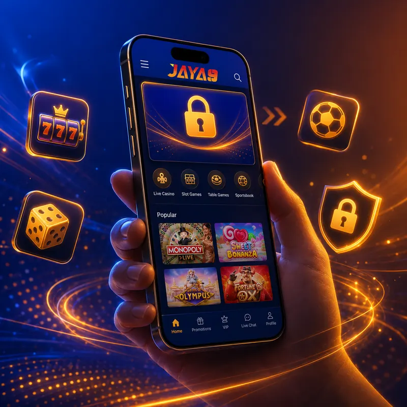Jaya9 mobile account access from a smartphone